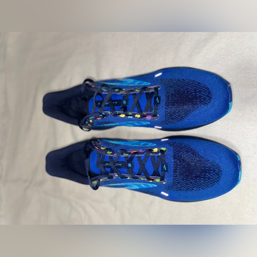 NEW Brooks Launch 9 REFLECTIVE (B) men’s Sz 13 Running Shoes Sneakers Multicolor - Picture 11 of 14